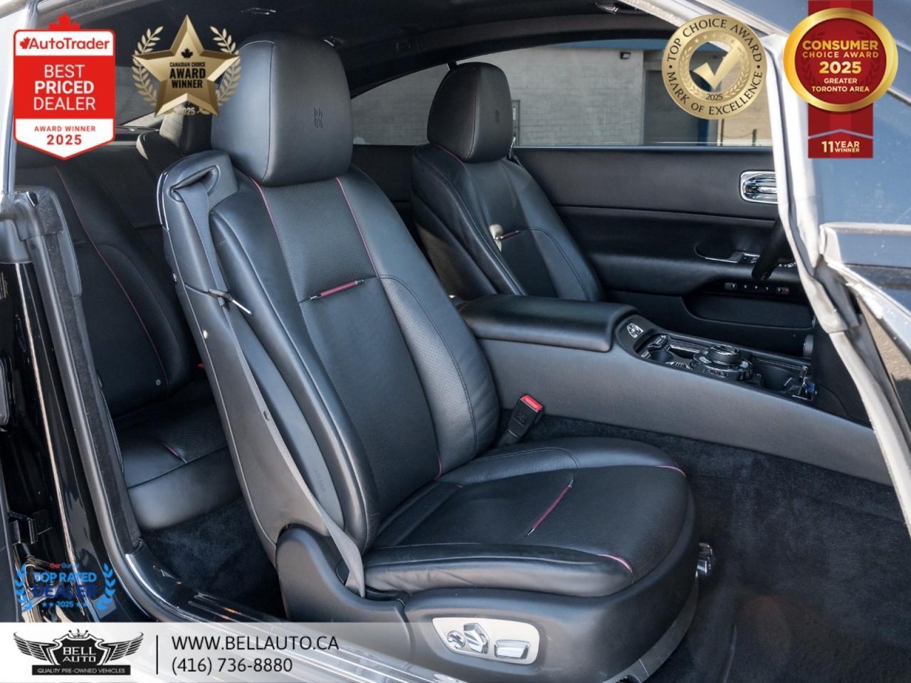 2016 Rolls-Royce Wraith LOADED BLK ON BLK CLEANCARFAX NOACCIDENT Toronto ON