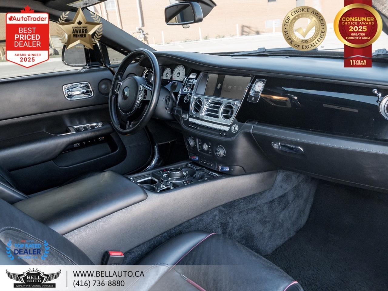 2016 Rolls-Royce Wraith LOADED BLK ON BLK CLEANCARFAX NOACCIDENT Toronto ON