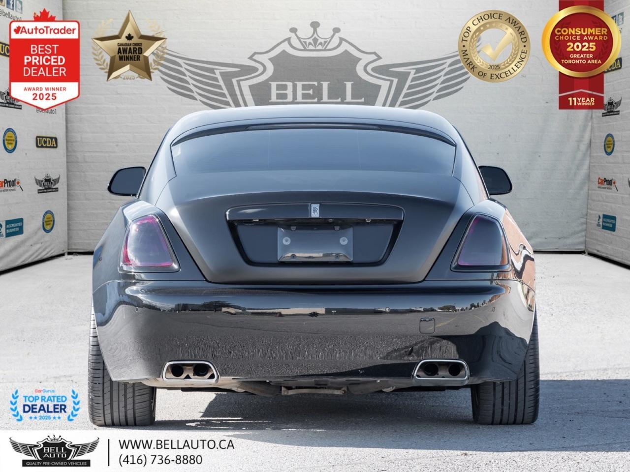 2016 Rolls-Royce Wraith LOADED BLK ON BLK CLEANCARFAX NOACCIDENT Toronto ON