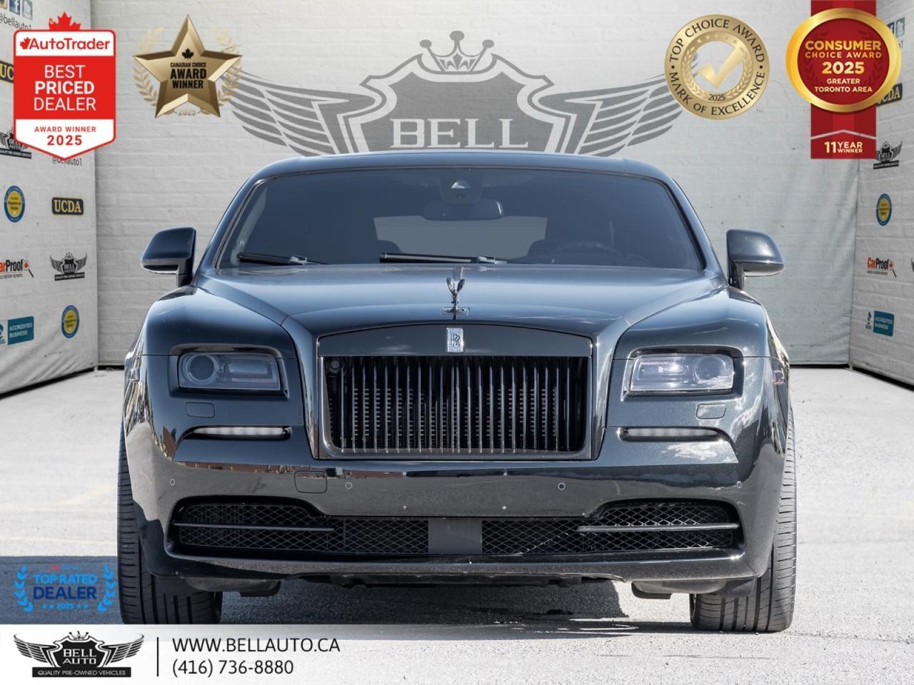 2016 Rolls-Royce Wraith LOADED BLK ON BLK CLEANCARFAX NOACCIDENT Toronto ON