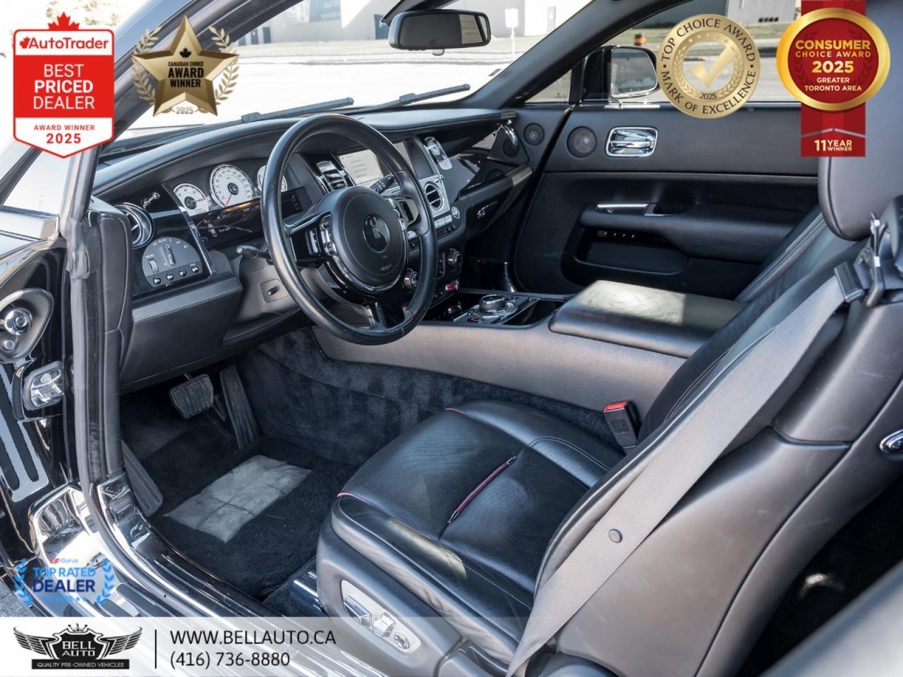 2016 Rolls-Royce Wraith LOADED BLK ON BLK CLEANCARFAX NOACCIDENT Toronto ON