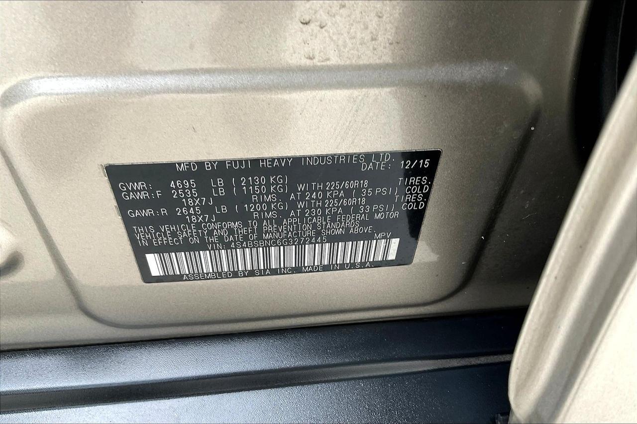 2016 SUBARU OUTBACK 2.5I LIMITED Houston TX