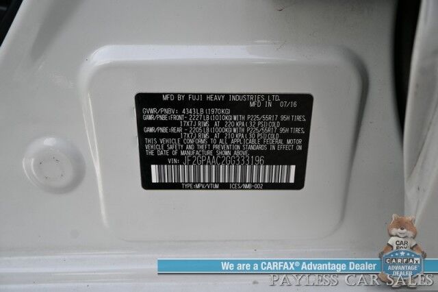 2016 Subaru Crosstrek / AWD / 5-Speed Manual Transmission / Cloth Seats / Power Locks, Windows & Mirrors / JVC Radio / AUX & USB Input / Back Up Camera / Cruise Control / Air Conditioning / Alloy Wheels / 31 MPG / Only 69k Miles Anchorage AK 2016 Subaru Crosstrek / AWD / 5-Speed Manual Transmission / Cloth Seats / Power Locks, Windows & Mirrors / JVC Radio / AUX & USB Input / Back Up Camera / Cruise Control / Air Conditioning / Alloy Wheels / 31 MPG / Only 69k Miles Anchorage AK