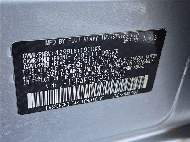 2016 Subaru Impreza Wagon 2.0i Sport Premium Roseville CA