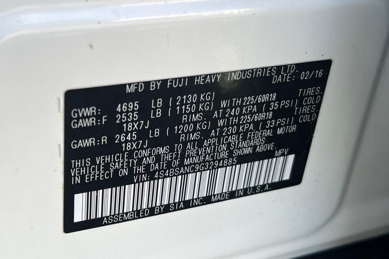 2016 Subaru Outback 2.5i Limited Roseville CA
