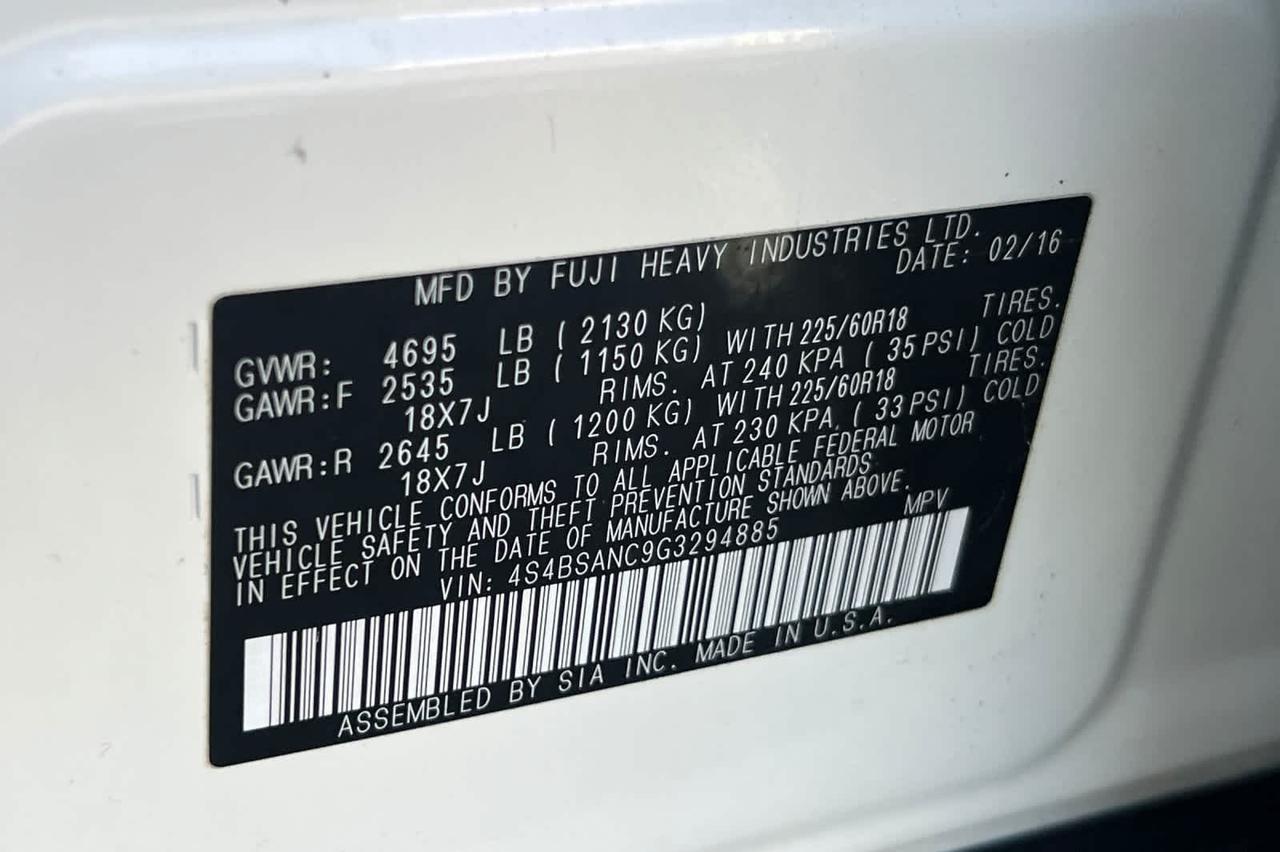 2016 Subaru Outback 2.5i Limited Roseville CA