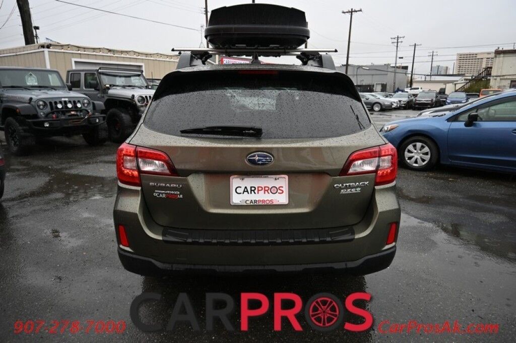 2016 Subaru Outback 2.5i Premium - AWD - 2.5L 4Cyl - Heated Seats - Remote Start - Backup Camera - Bluetooth - Auto Dimming Mirrors - Roof Rails - Rooftop Cargo Box - Low Miles - 33 MPG Anchorage AK