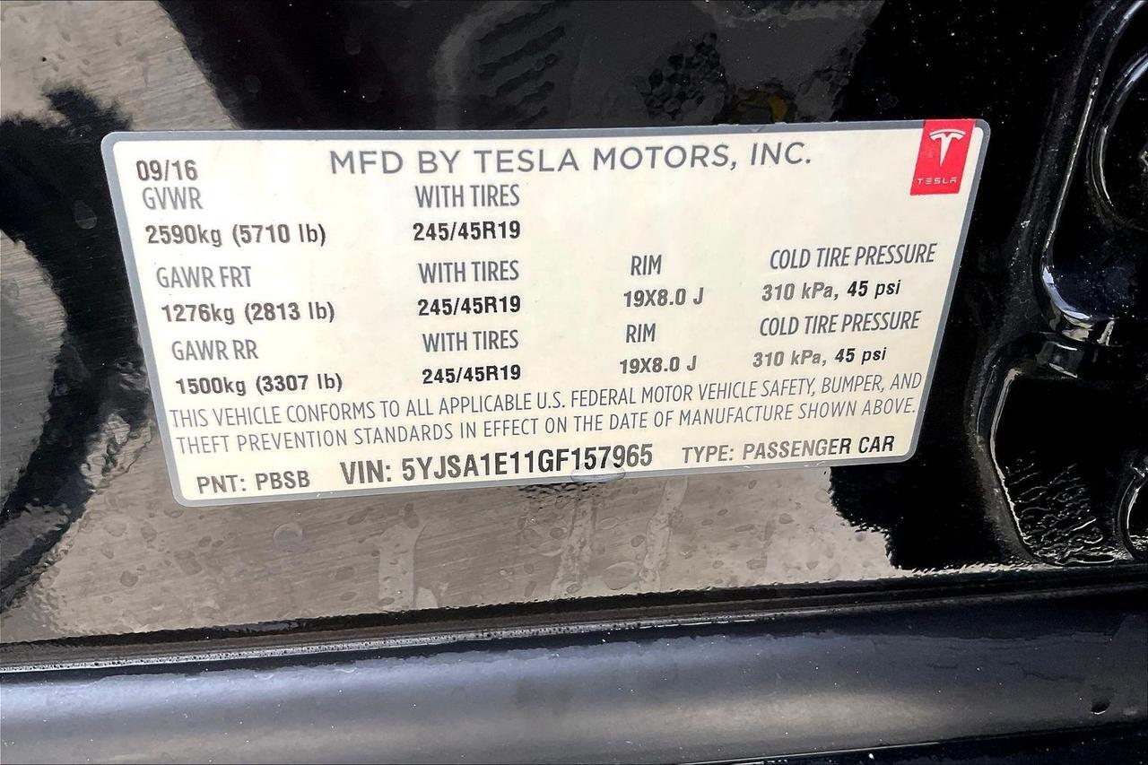 2016 TESLA MODEL S Houston TX