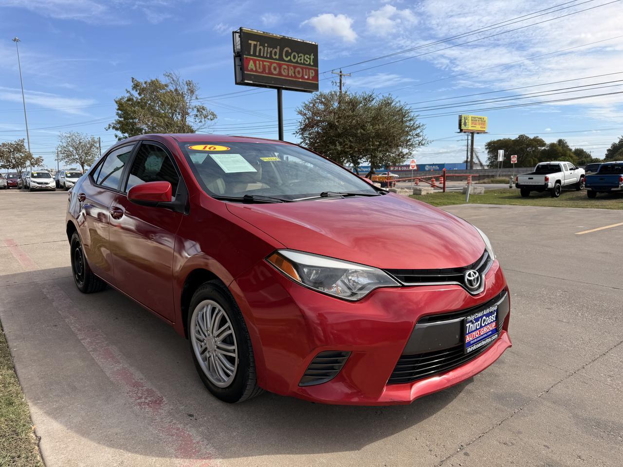 2016 TOYOTA COROLLA