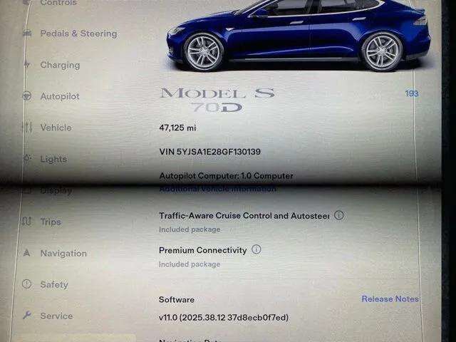 2016 Tesla Model S 70D Dallas TX