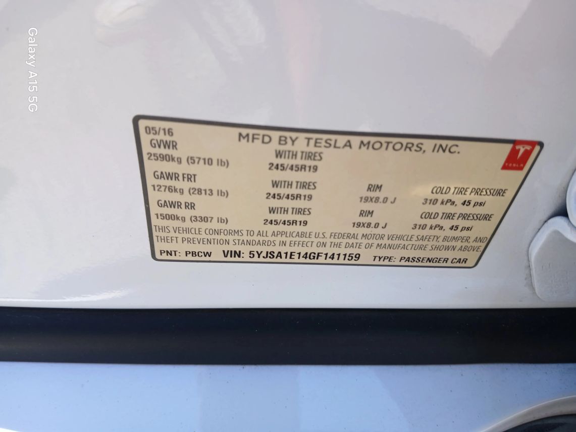 2016 Tesla Model S 75 Sedan 4D Maitland FL