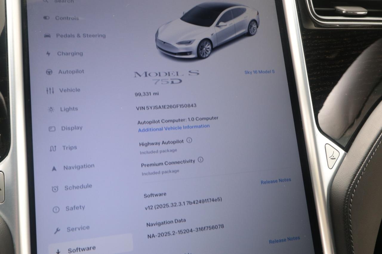 2016 Tesla Model S AWD 75D Free Unlimited Supercharging West Chester PA