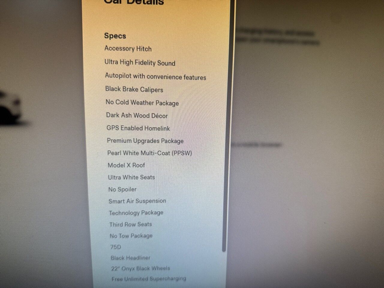 2016 Tesla Model X 75D