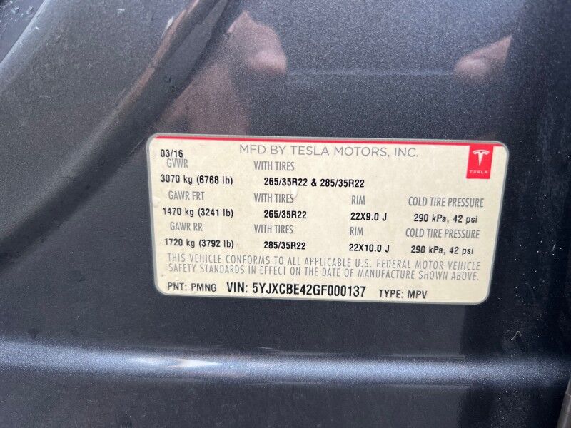 2016 Tesla Model X P90D AWD Arlington VA