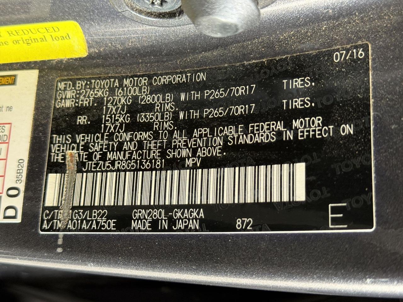 2016 Toyota 4Runner SR5 Premium San Antonio TX