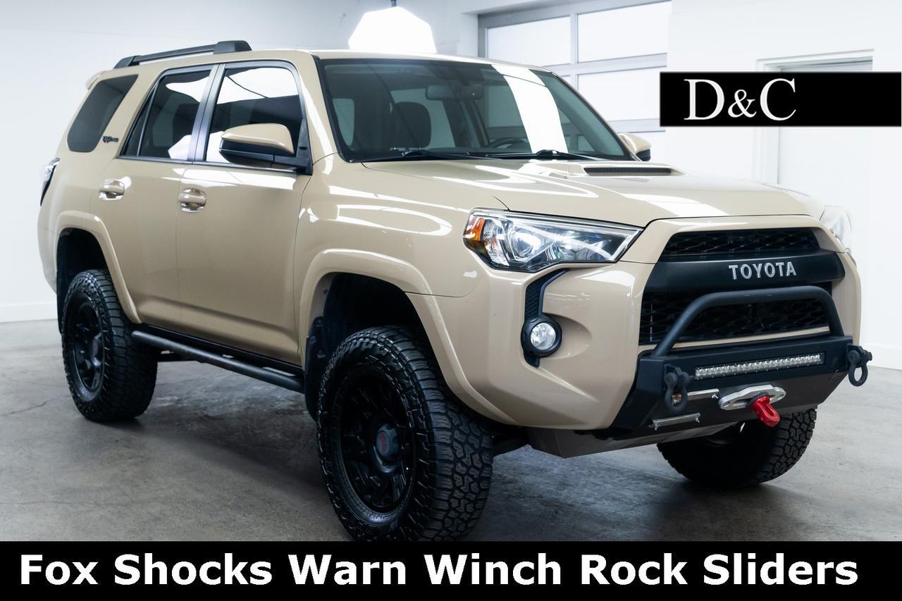 2016 Toyota 4Runner TRD Pro Fox Shocks Warn Winch Rock Sliders Portland OR