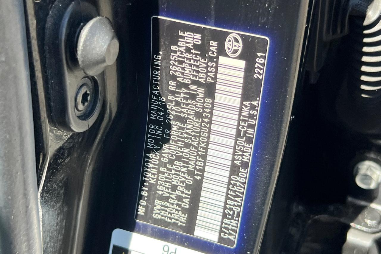 2016 Toyota Camry LE Roseville CA
