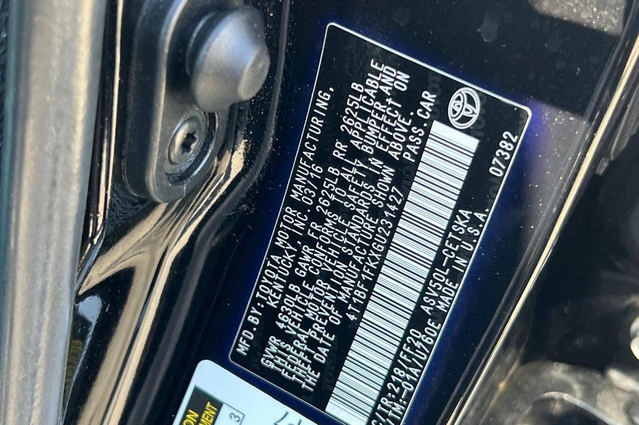 2016 Toyota Camry SE Roseville CA