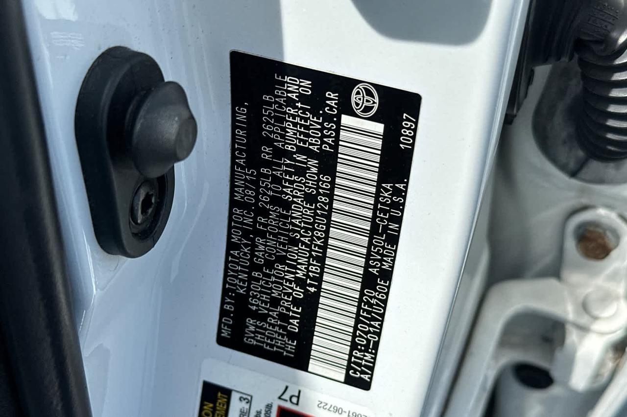 2016 Toyota Camry SE Roseville CA