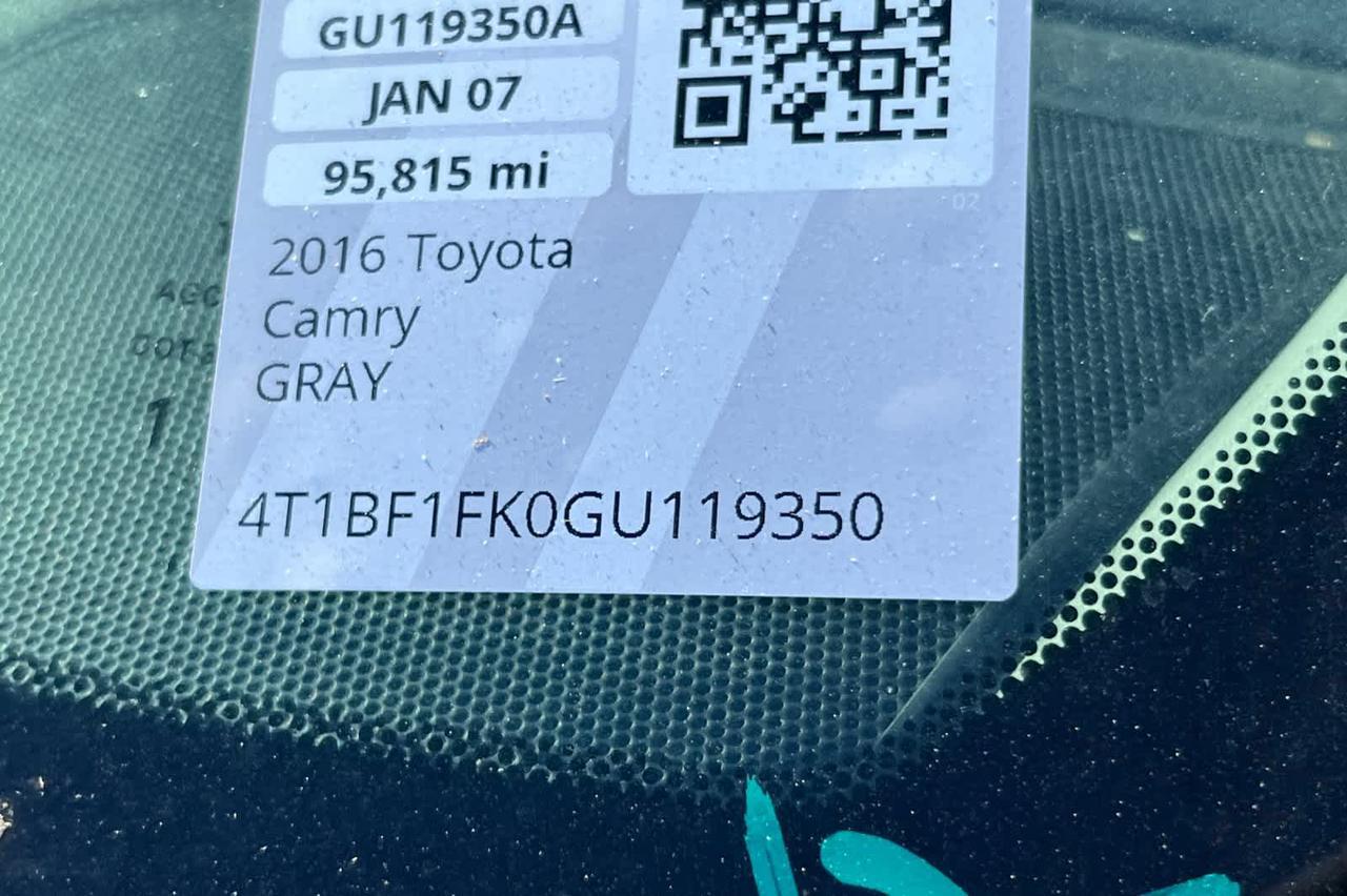 2016 Toyota Camry SE Roseville CA