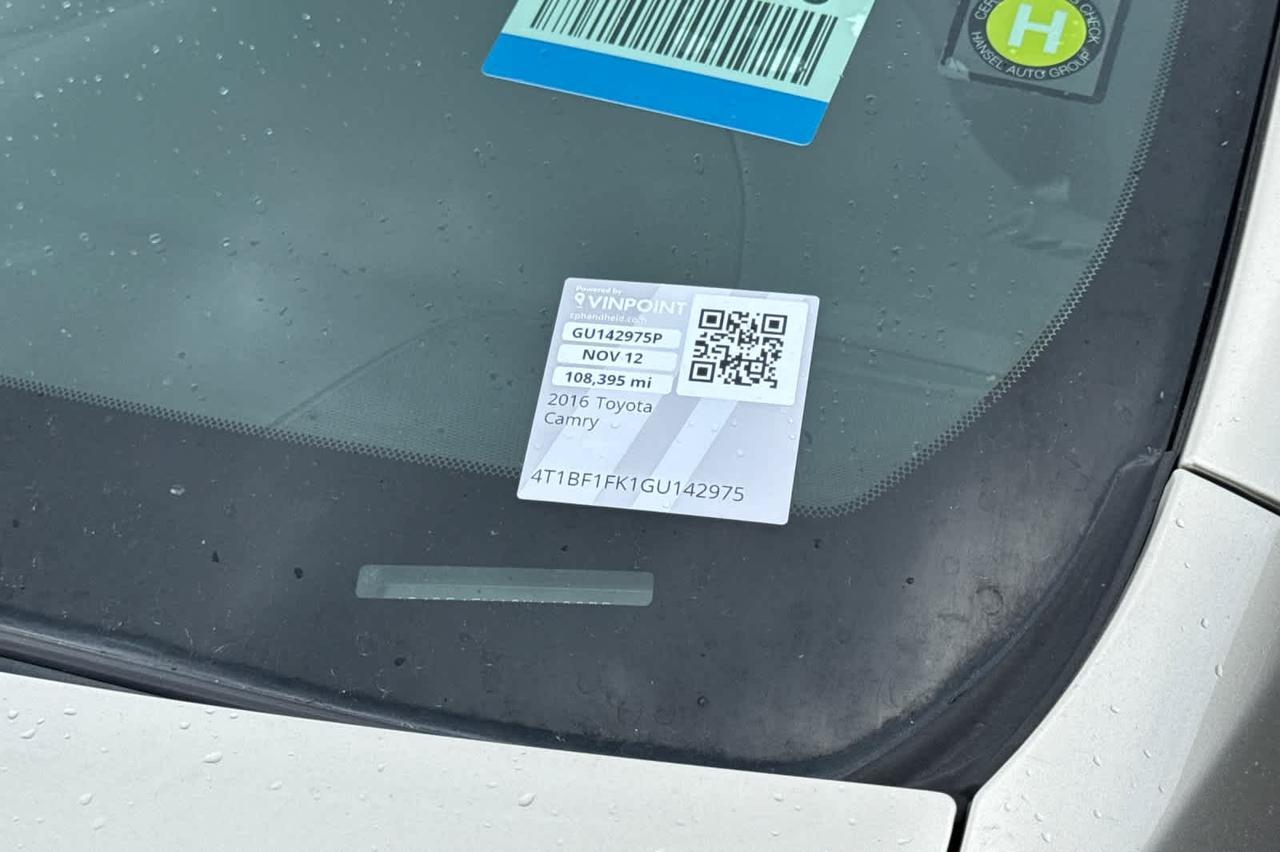 2016 Toyota Camry SE Roseville CA