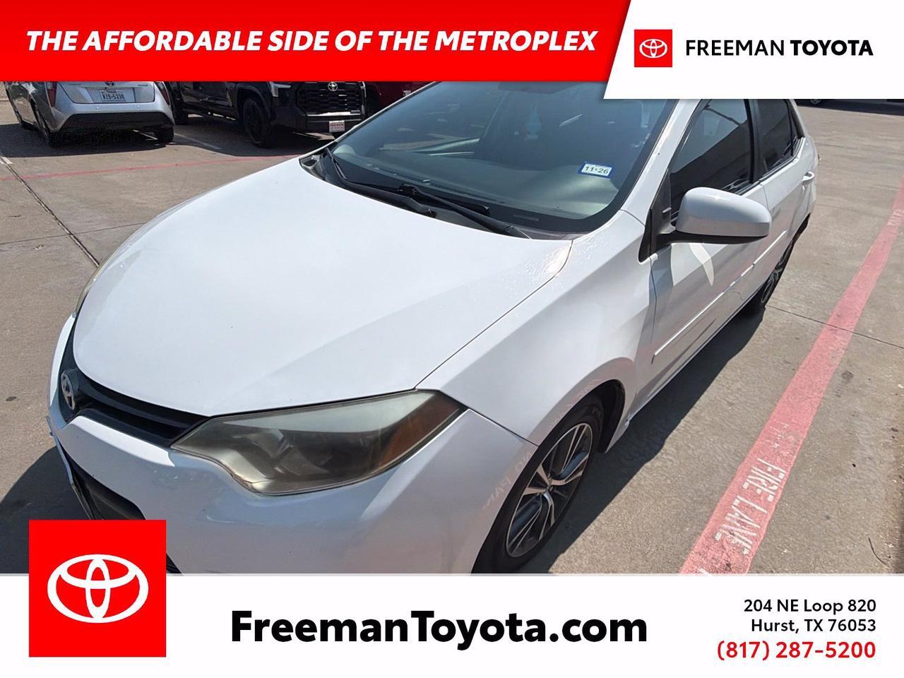 2016 Toyota Corolla LE Plus Hurst TX