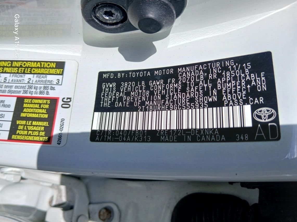 2016 Toyota Corolla LE Sedan 4D Maitland FL