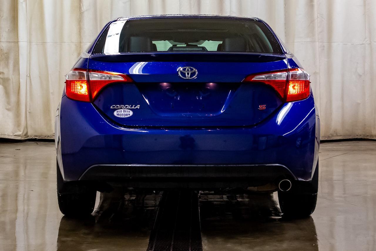 2016 Toyota Corolla S Manual Leather Roof BCam Red Deer AB