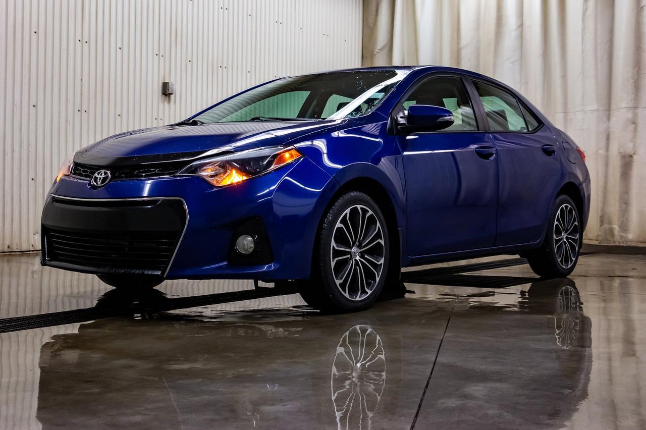2016 Toyota Corolla S Manual Leather Roof BCam Red Deer AB