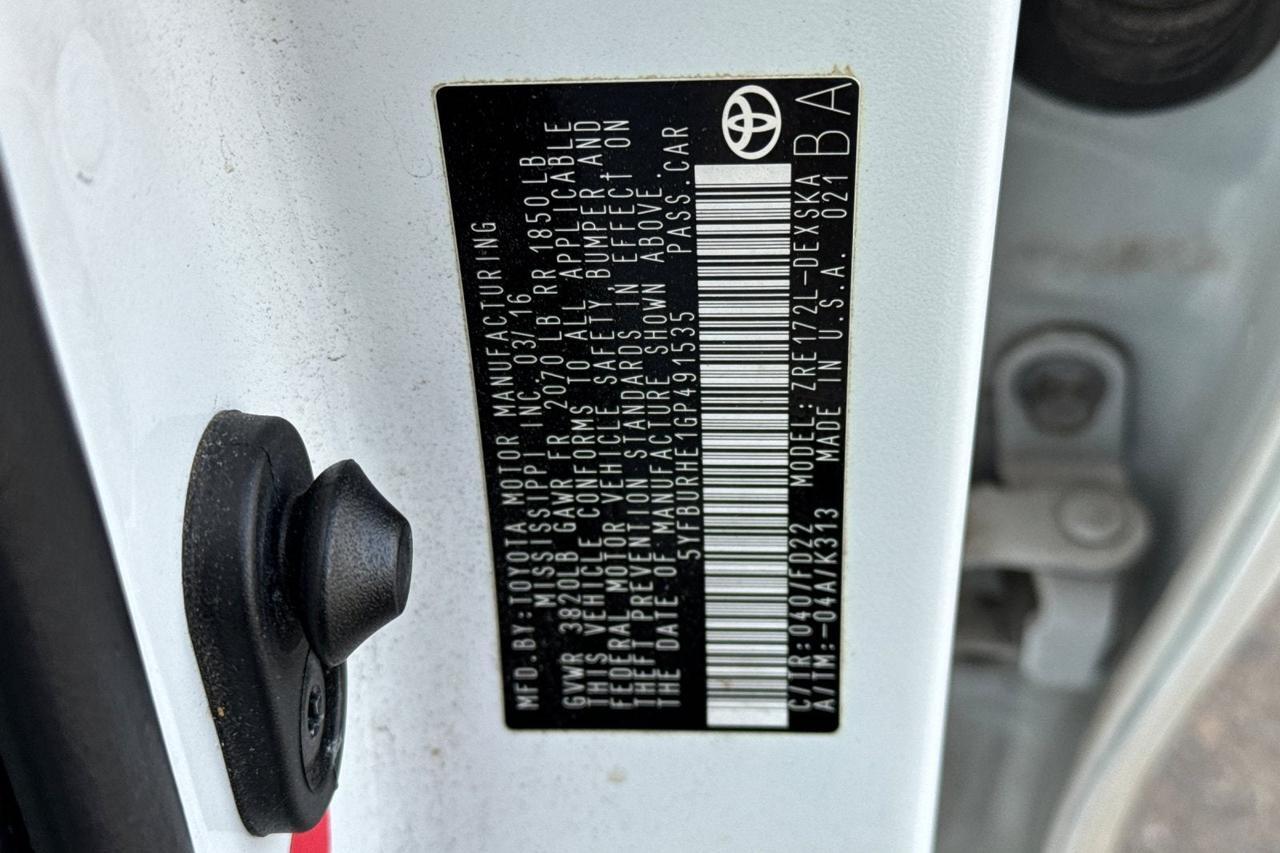 2016 Toyota Corolla S Plus Roseville CA