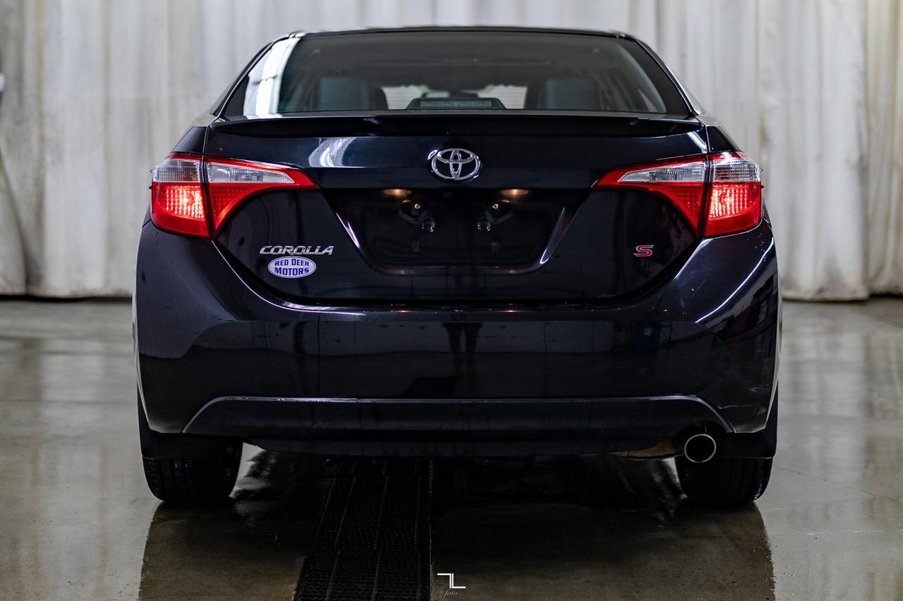 2016 Toyota Corolla S Sedan Roof BCam Manual Red Deer AB