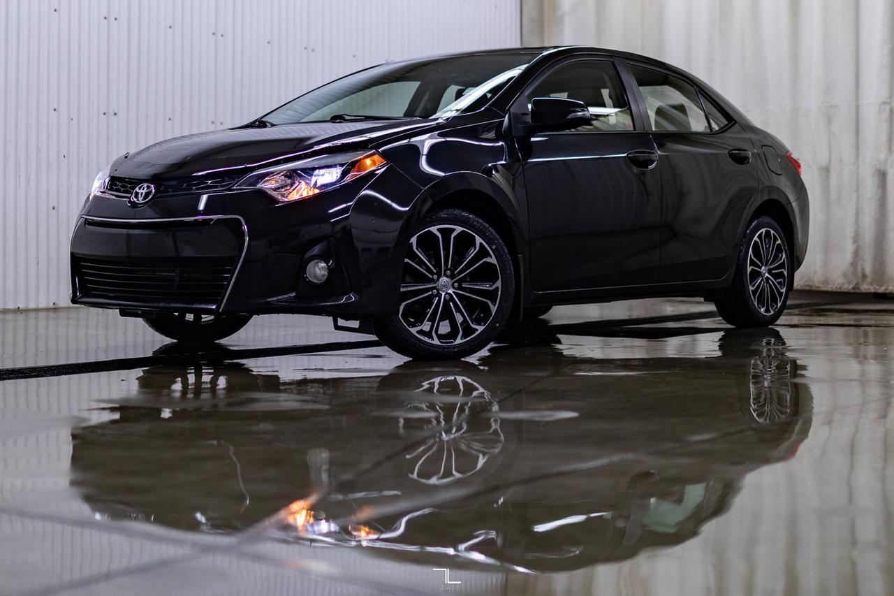 2016 Toyota Corolla S Sedan Roof BCam Manual Red Deer AB