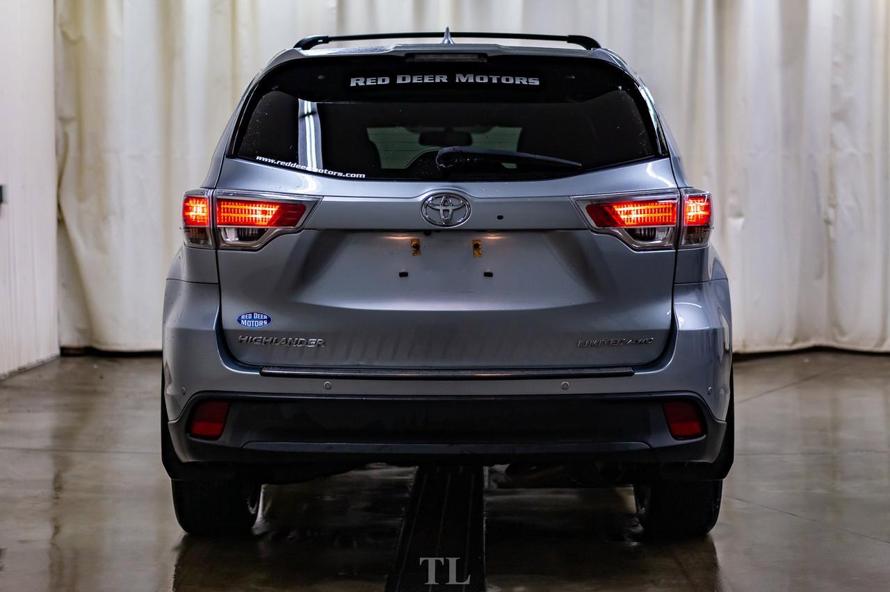 2016 Toyota Highlander AWD Limited Leather Roof Nav BCam Red Deer AB