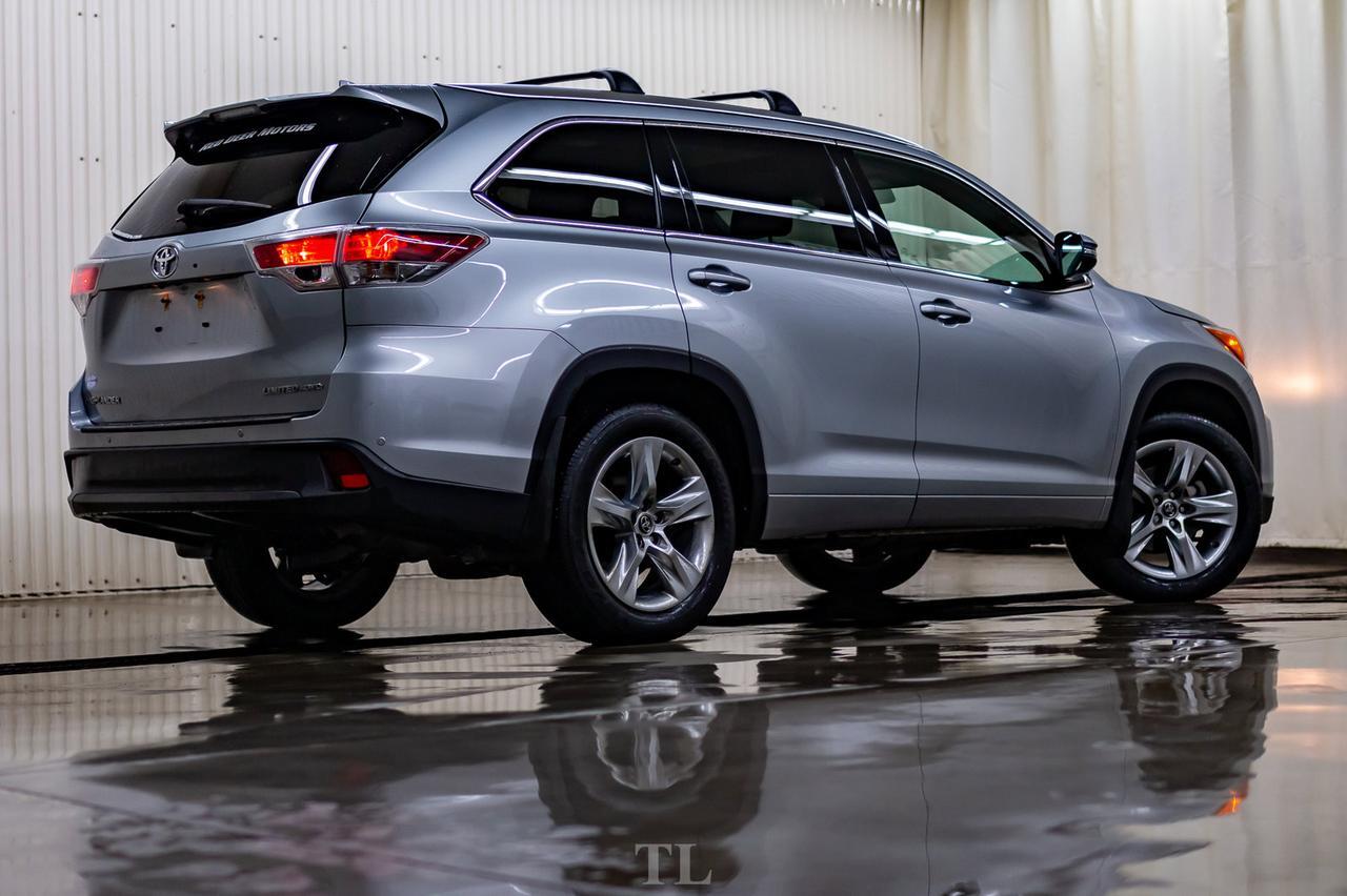 2016 Toyota Highlander AWD Limited Leather Roof Nav BCam Red Deer AB