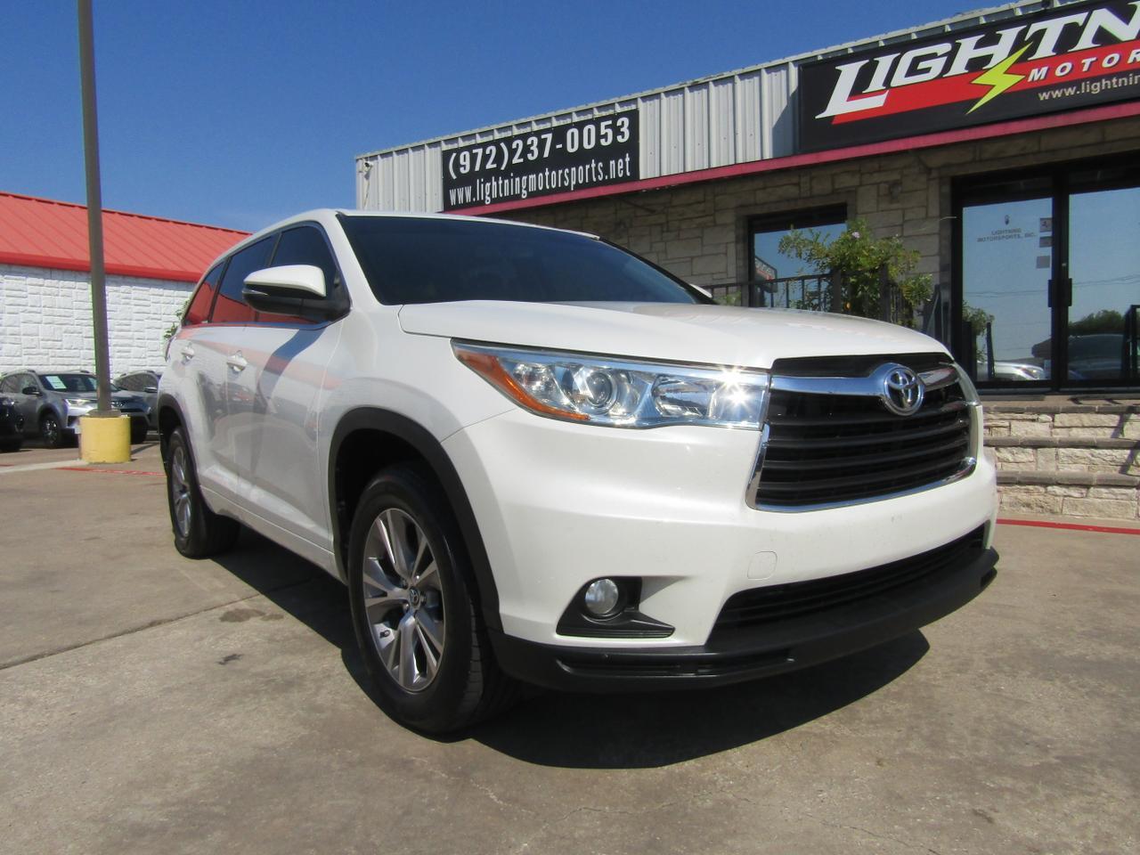 2016 Toyota Highlander FWD 4dr V6 LE Plus (Natl) Grand Prairie TX