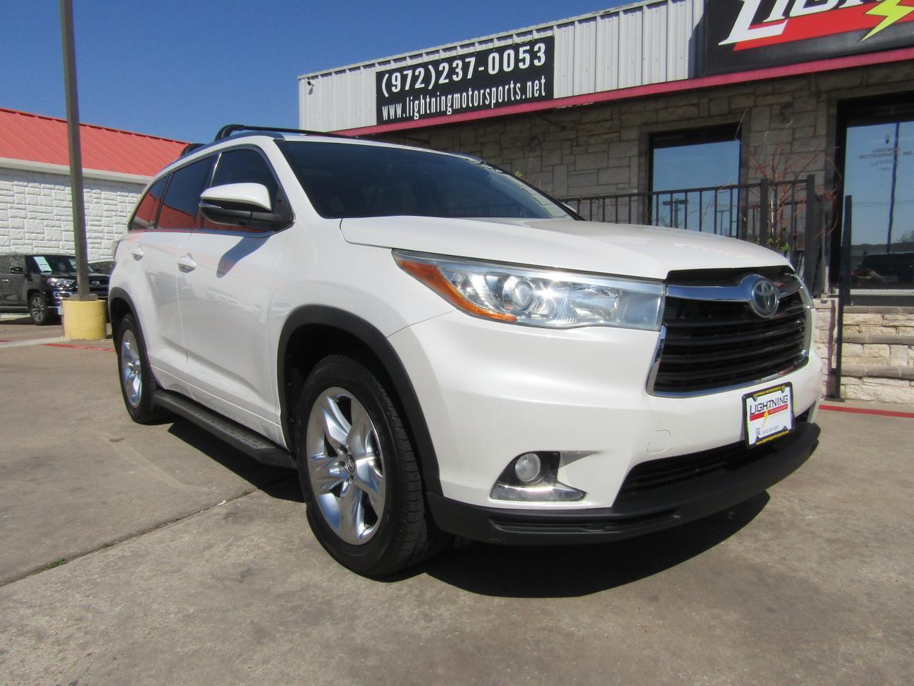 2016 Toyota Highlander FWD 4dr V6 Limited (Natl) Grand Prairie TX