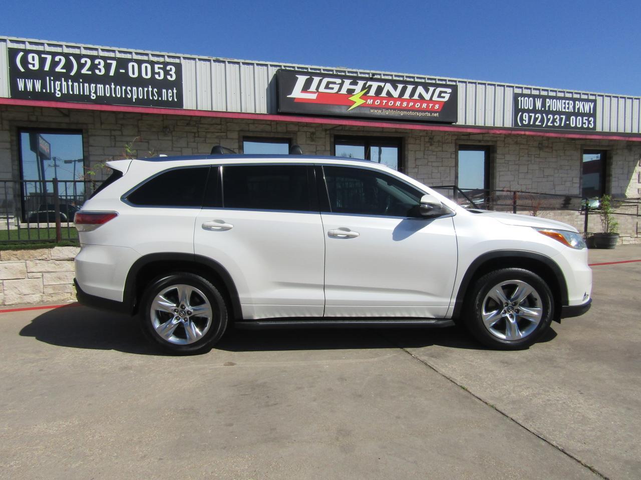 2016 Toyota Highlander FWD 4dr V6 Limited (Natl) Grand Prairie TX