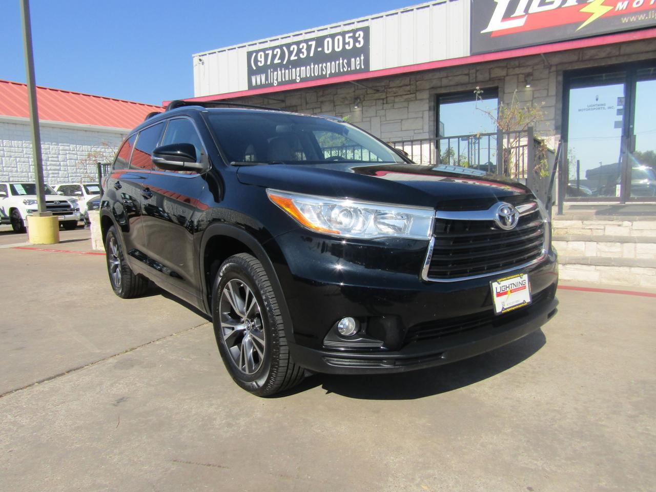 2016 Toyota Highlander FWD 4dr V6 XLE (Natl) Grand Prairie TX