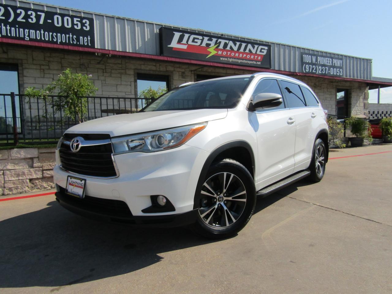2016 Toyota Highlander FWD 4dr V6 XLE (Natl) Grand Prairie TX
