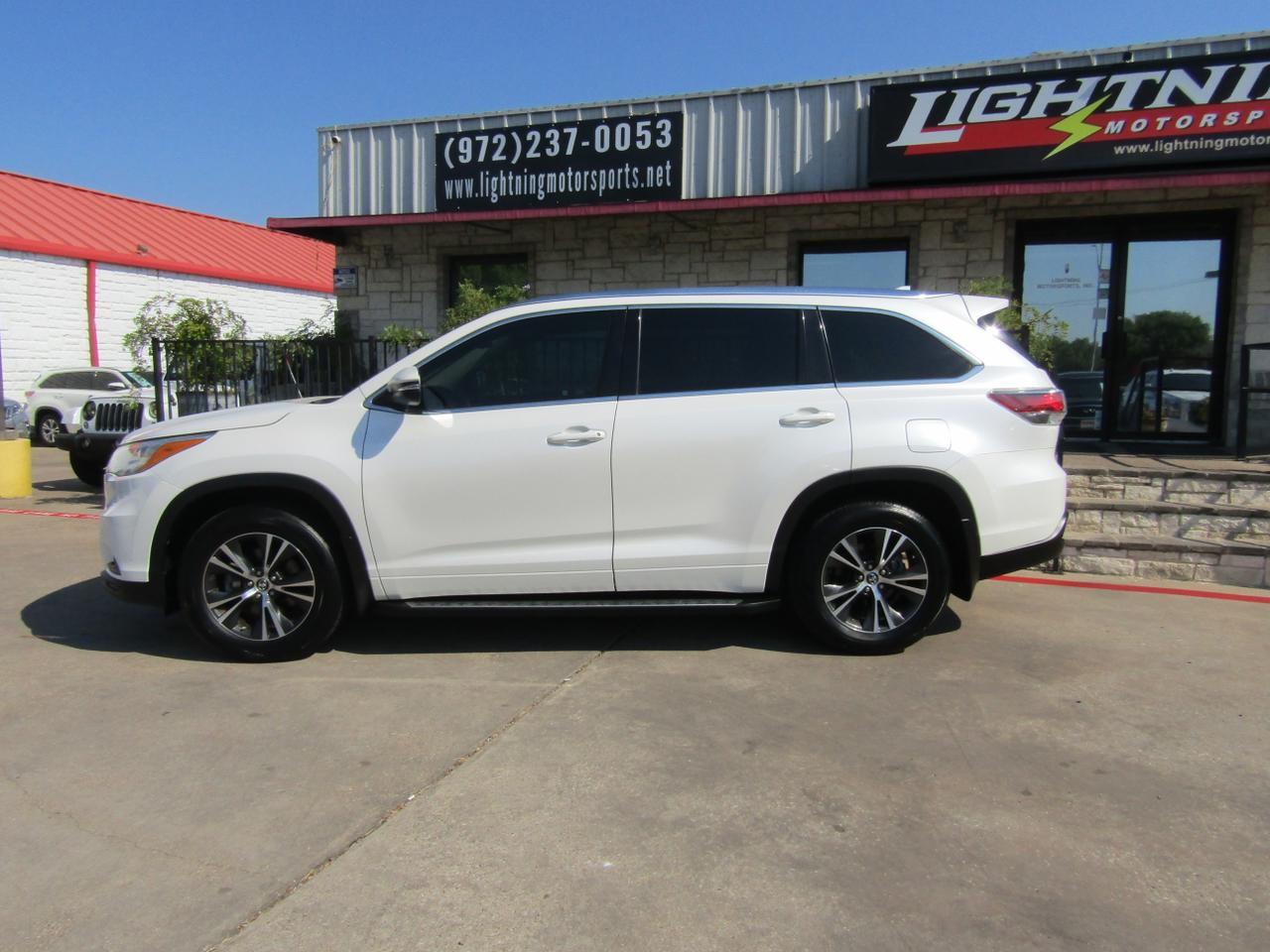 2016 Toyota Highlander FWD 4dr V6 XLE (Natl) Grand Prairie TX