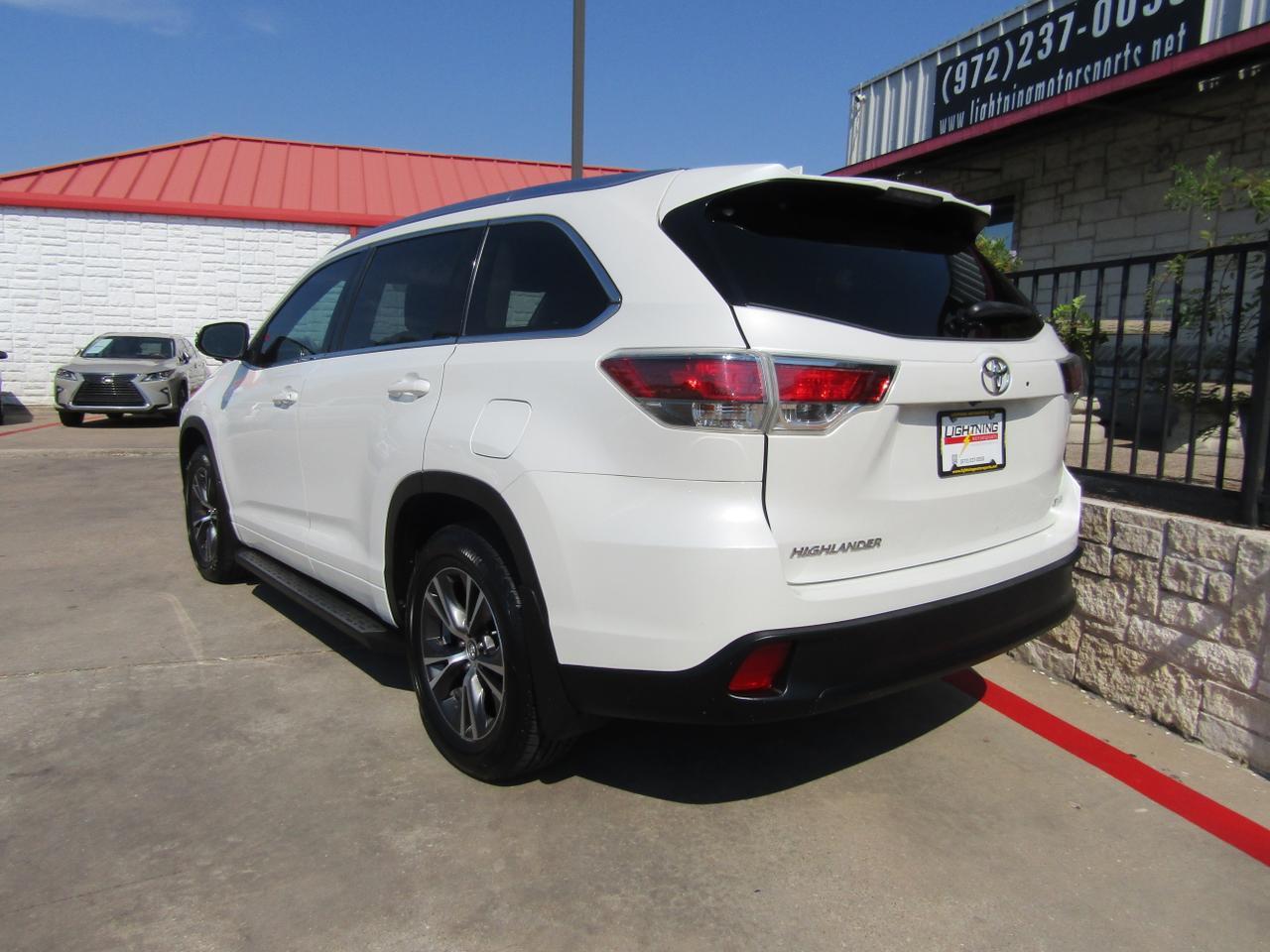 2016 Toyota Highlander FWD 4dr V6 XLE (Natl) Grand Prairie TX