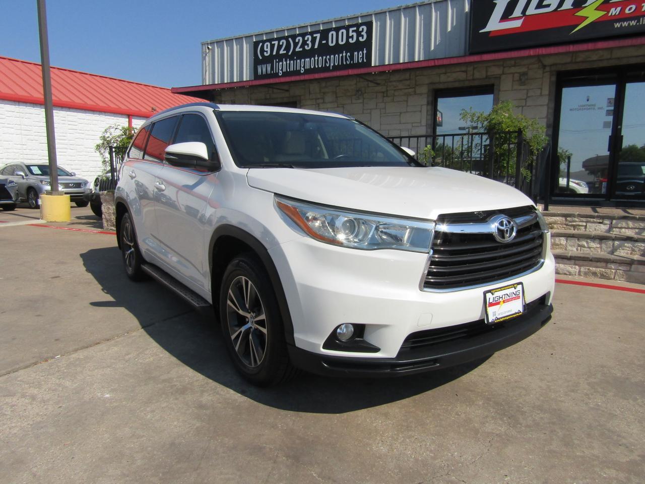 2016 Toyota Highlander FWD 4dr V6 XLE (Natl) Grand Prairie TX