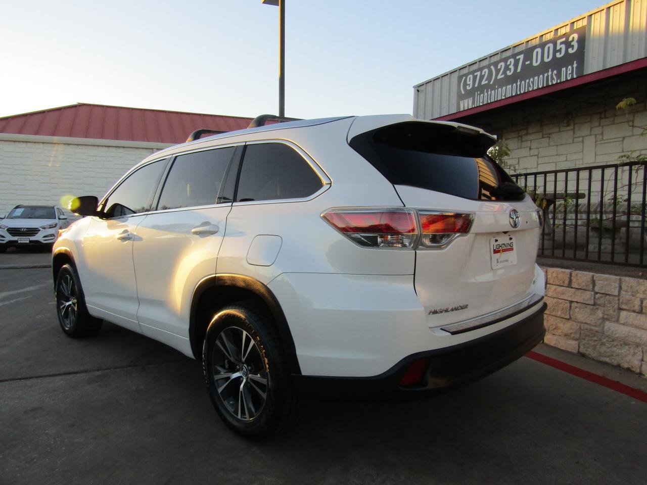 2016 Toyota Highlander FWD 4dr V6 XLE (Natl) Grand Prairie TX