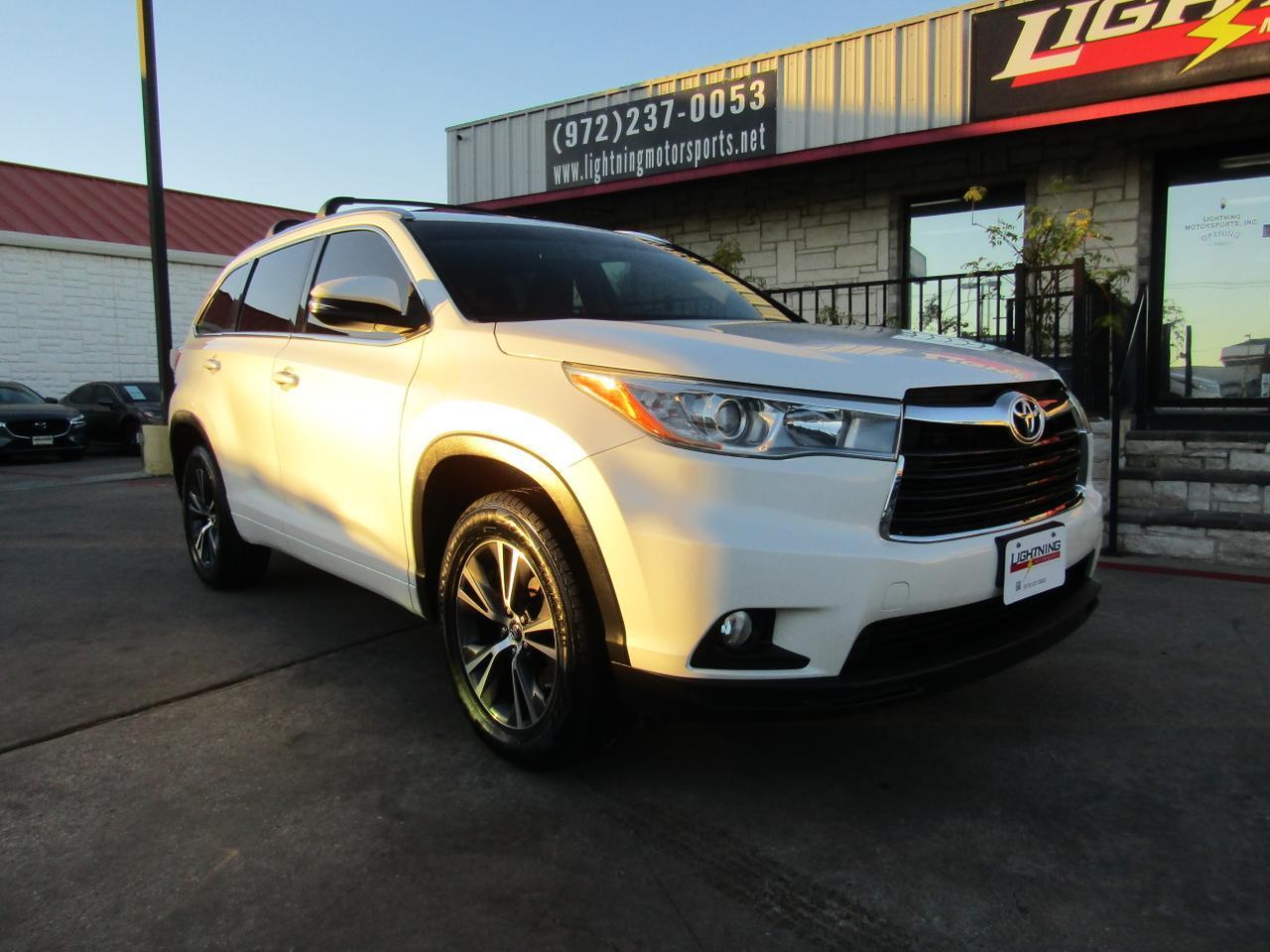 2016 Toyota Highlander FWD 4dr V6 XLE (Natl) Grand Prairie TX