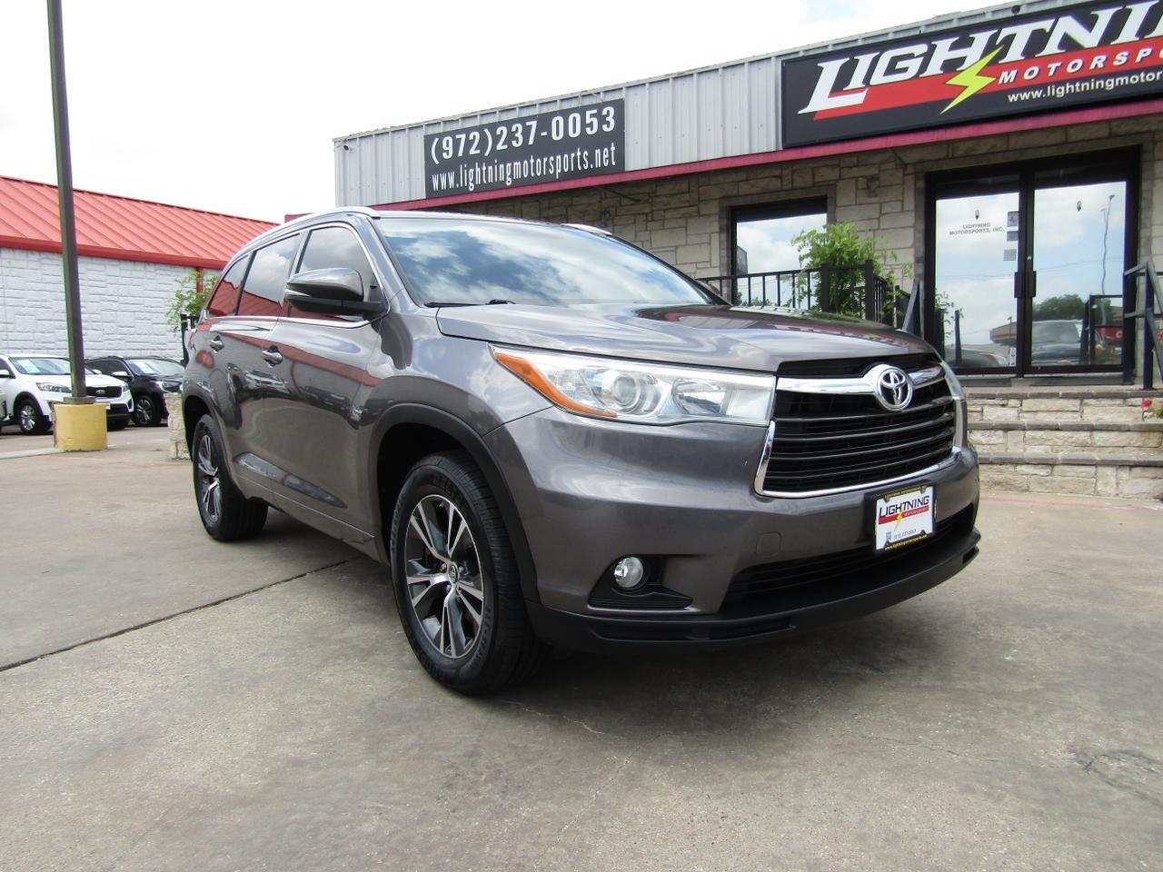 2016 Toyota Highlander FWD 4dr V6 XLE (Natl) Grand Prairie TX