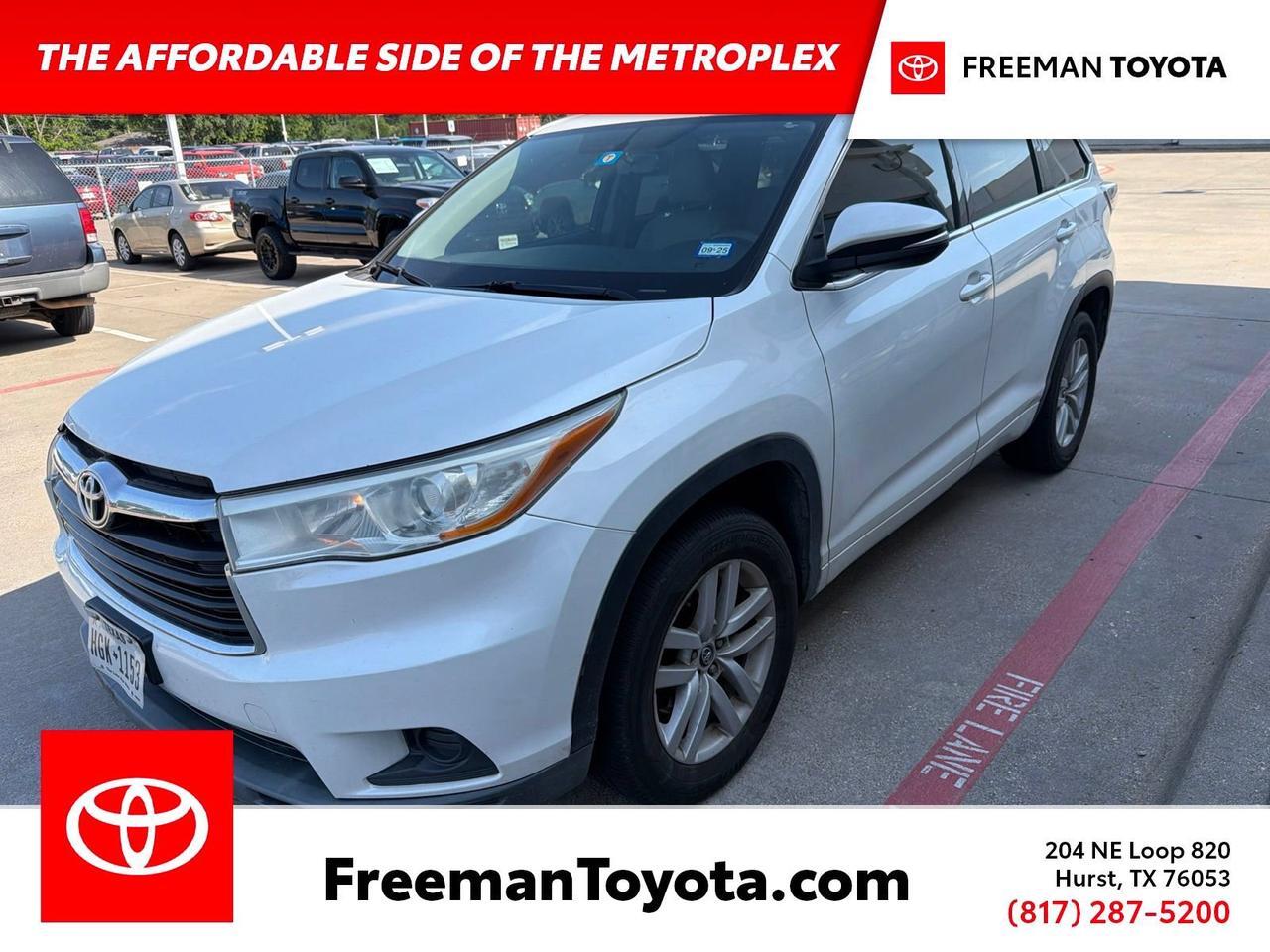 2016 Toyota Highlander LE Hurst TX