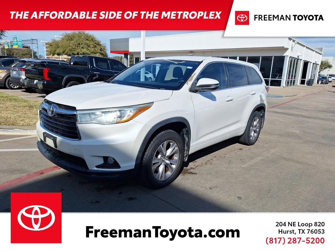 2016 Toyota Highlander LE Plus V6 Hurst TX