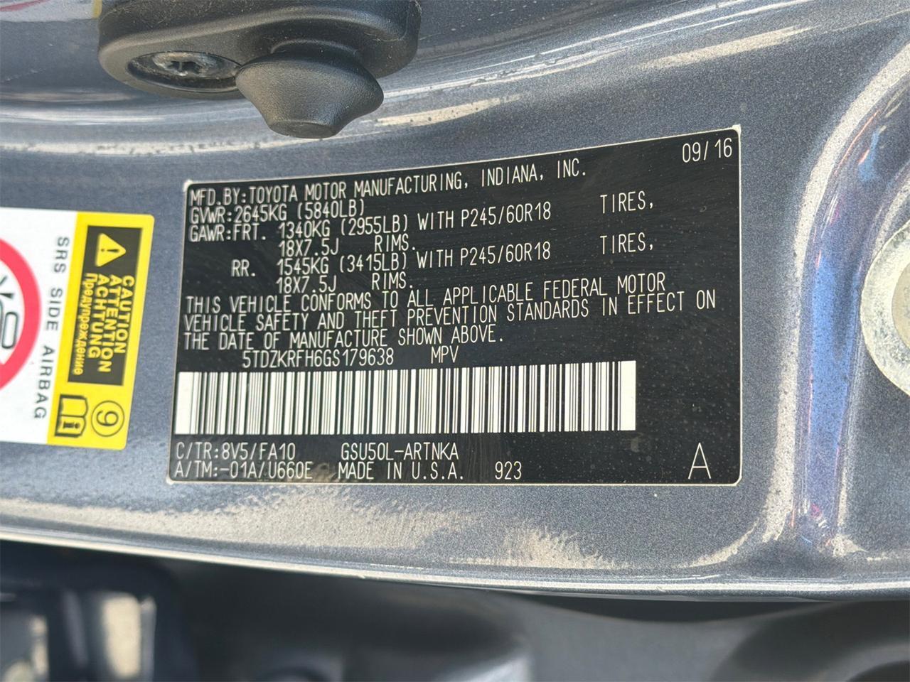 2016 Toyota Highlander LE Plus V6 Hagerstown MD