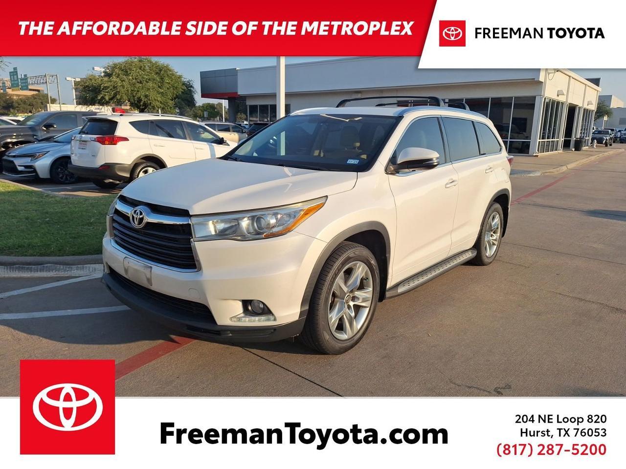 2016 Toyota Highlander Limited Hurst TX