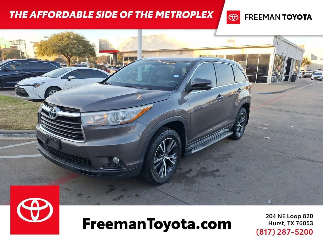 2016 Toyota Highlander XLE Hurst TX
